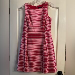 Tommy Hilfiger Pink and White Striped Women’s Dress